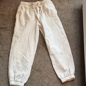 Aeropostale Cream Sweatpants women’s size xs